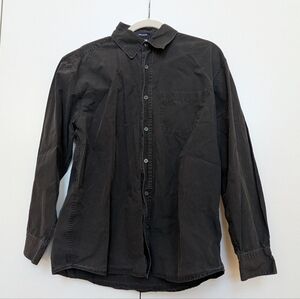 Old Navy Black Button-Up Shirt